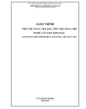 Giáo trình Tiện trụ ngắn, trụ bậc, tiện trụ dài L~10D (Nghề: Cắt gọt kim loại) - Trường CĐ Cộng đồng Lào Cai