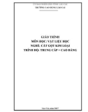 Giáo trình Vật liệu học (Nghề: Cắt gọt kim loại) - Trường CĐ Cộng đồng Lào Cai