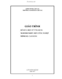 Giáo trình Điện tử ứng dụng (Nghề: Điện công nghiệp) - Trường CĐ Cộng đồng Lào Cai