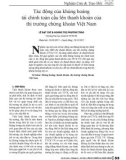 Tác động của khủng hoảng tài chính toàn cầu lên thanh khoản của thị trường chứng khoán Việt Nam