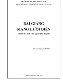 Bài giảng Mạng lưới điện - Nguyễn Mạnh Hà