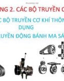 Bài giảng Cơ sở thiết kế máy: Chương 2 - ThS. Dương Đăng Danh