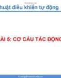 Bài giảng Kỹ thuật điều khiển tự động: Bài 5 - Trường ĐH Công nghiệp TP.HCM