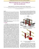 Phân tích động lực học và tối ưu thông số máy rửa rau kiểu mới