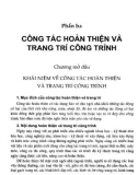 Giáo trình Kỹ thuật thi công xây dựng và hoàn thiện nội thất kiến trúc công trình: Phần 2