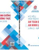 Kỷ yếu Hội nghị Khoa học: An toàn dinh dưỡng và an ninh lương thực lần 2 - năm 2018