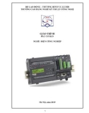 Giáo trình PLC cơ bản (Nghề: Điện công nghiệp - Trung cấp) - Trường CĐ Nghề Kỹ thuật Công nghệ