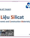 Baài giảng Nhập môn kỹ thuật vật liệu Silicat