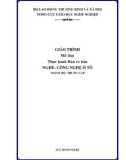 Giáo trình Thực hành Hàn cơ bản (Nghề: Công nghệ ô tô - Trung cấp) - Tổng cục giáo dục nghề nghiệp