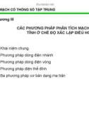 Bài giảng Lý thuyết mạch điện: Chương 3 - Cung Thành Long