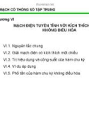 Bài giảng Lý thuyết mạch điện: Chương 6 - Cung Thành Long