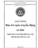 Giáo trình Bảo trì cụm truyền động cơ khí (Nghề: Bảo trì hệ thống thiết bị cơ khí) - Trường TCN Kỹ thuật công nghệ Hùng Vương