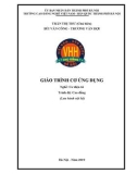 Giáo trình Cơ ứng dụng (Nghề: Cơ điện tử - Cao đẳng): Phần 1 - Trường CĐ nghề Việt Nam - Hàn Quốc thành phố Hà Nội