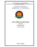 Giáo trình Nguội cơ bản (Nghề: Hàn - Cao đẳng) - Trường CĐ nghề Việt Nam - Hàn Quốc thành phố Hà Nội