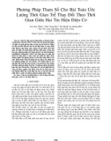 Phương pháp tham số cho bài toán ước lượng thời gian trễ thay đổi theo thời gian giữa hai tín hiệu điện cơ