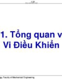 Bài giảng Vi điều khiển - Chương 1: Tổng quan về Vi điều khiển