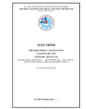 Giáo trình Nguội cơ bản (Nghề: Hàn - Trung cấp) - Trường Cao đẳng Kỹ thuật Nguyễn Trường Tộ