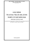 Giáo trình Tiện cắt rãnh, cắt đứt (Nghề: Cắt gọt kim loại - Cao đẳng) - Tổng cục Dạy nghề