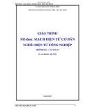 Giáo trình Mạch điện tử cơ bản (Nghề: Điện tử công nghiệp - Cao đẳng) - Trường CĐ Kỹ thuật Việt Đức