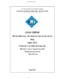 Giáo trình Kỹ thuật an toàn và bảo hộ lao động (Nghề: Hàn - Cao đẳng và Trung cấp) - Trường CĐ Nghề Việt Đức Hà Tĩnh