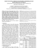 Effect of steel fiber on engineering performance of high-strength concret