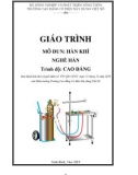 Giáo trình Hàn khí (Nghề: Hàn - Cao đẳng) - Trường Cao đẳng Cơ điện Xây dựng Việt Xô