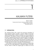 Kalman Filtering and Neural Networks P1