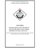 Giáo trình Đo lường điện tử (Nghề: Điện tử công nghiệp - CĐ/TC) - Trường Cao đẳng Nghề Đồng Tháp