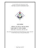 Giáo trình Kỹ thuật truyền hình (Nghề: Điện tử công nghiệp - CĐ/TC) - Trường Cao đẳng Nghề Đồng Tháp