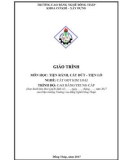 Giáo trình Tiện rãnh, cắt đứt - tiện lỗ (Nghề: Cắt gọt kim loại - CĐ/TC) - Trường Cao đẳng Nghề Đồng Tháp