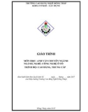 Giáo trình Anh văn chuyên ngành (Nghề: Công nghệ ô tô - CĐ/TC) - Trường Cao đẳng nghề Đồng Tháp