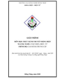 Giáo trình Thực hành Truyền động điện (Nghề: Công nghệ kỹ thuật Điện-Điện tử - CĐ/TC) - Trường Cao đẳng nghề Đồng Tháp