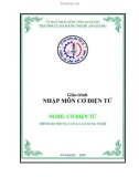 Giáo trình Nhập môn cơ điện tử (Nghề: Cơ điện tử - Trình độ CĐ/TC) - Trường Cao đẳng Nghề An Giang