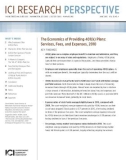 The Economics of Providing 401(k) Plans: Services, Fees, and Expenses, 2010