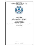 Giáo trình Hàn đắp (Nghề: Hàn - Trung cấp) - Trường Cao đẳng nghề Xây dựng