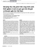 Giải pháp thúc đẩy phát triển công trình xanh: Kinh nghiệm ở một số quốc gia trên thế giới và khuyến nghị cho Việt Nam