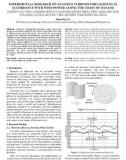 Experimental research on savonius turbines for lighting in accordance with wind power along the coast of Danang