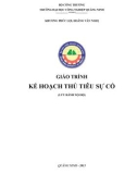 Giáo trình Kế hoạch thủ tiêu sự cố - Trường ĐH Công nghiệp Quảng Ninh