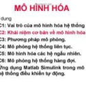 Bài giảng Mô hình hóa và điều khiển - Chương 2: Khái niệm cơ bản về mô hình hóa hệ thống