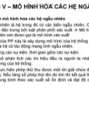 Bài giảng Mô hình hóa và điều khiển - Chương 5: Mô hình hóa các hệ ngẫu nhiên