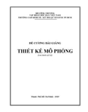 Đề cương bài giảng Thiết kế mô phỏng - Trường CĐ Kinh tế - Kỹ thuật Vinatex TP. HCM