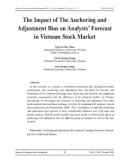 The impact of the anchoring and adjustment bias on analysts' forecast in Vietnam stock market