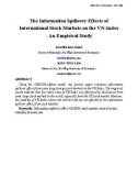 The information spillover effects of international stock markets on the VN-index-an empirical study