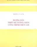 Thiết kế tường chắn công trình thủy lợi: Phần 1