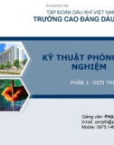 Bài giảng Kỹ thuật phòng thí nghiệm: Bài 0 - Phạm Thị Hải Yến