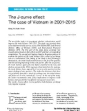 The J-curve effect: The case of Vietnam in 2001-2015