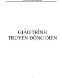 Giáo trình Truyền động điện - Trường Cao đẳng nghề Hà Nam