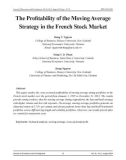 The profitability of the moving average strategy in the french stock market