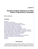 LANDSCAPE ECOLOGY in AGROECOSYSTEMS MANAGEMENT - CHAPTER 7