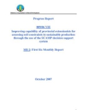 Dự án nông nghiệp Improving capability of provincial extensionists for assessing soil constraints to sustainable production through the use of the SCAMP decision support system MS2